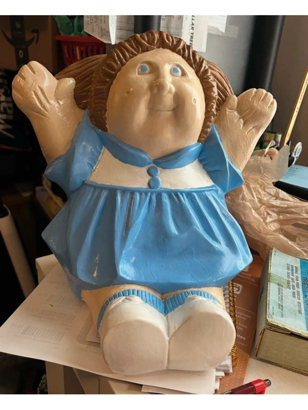 Large ceramic cabbage patch